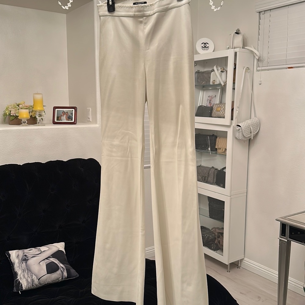 Marciano White leather pants size 4